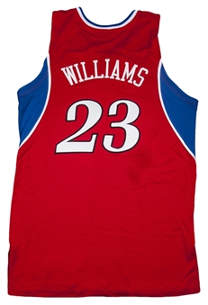 2008-2009 Louis Williams Game Used Philadelphia 76ers Away Jersey (Meigray)
